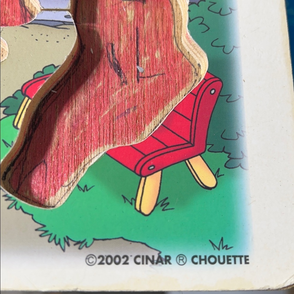 🔥🔥Vintage Caillou Cinar 2002 Wooden Puzzle for Kids - Picture 5 of 7